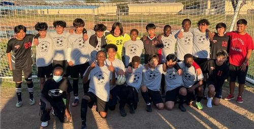 2022-23 Middle School Bouys Soccer Champions - PV